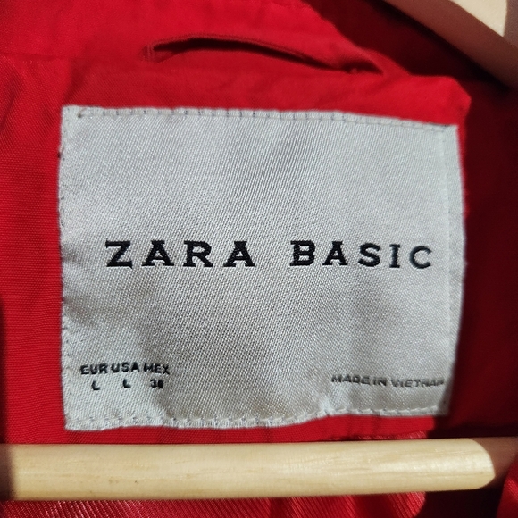 Zara Red Women's Jacket, Size L - Picture 4 of 8